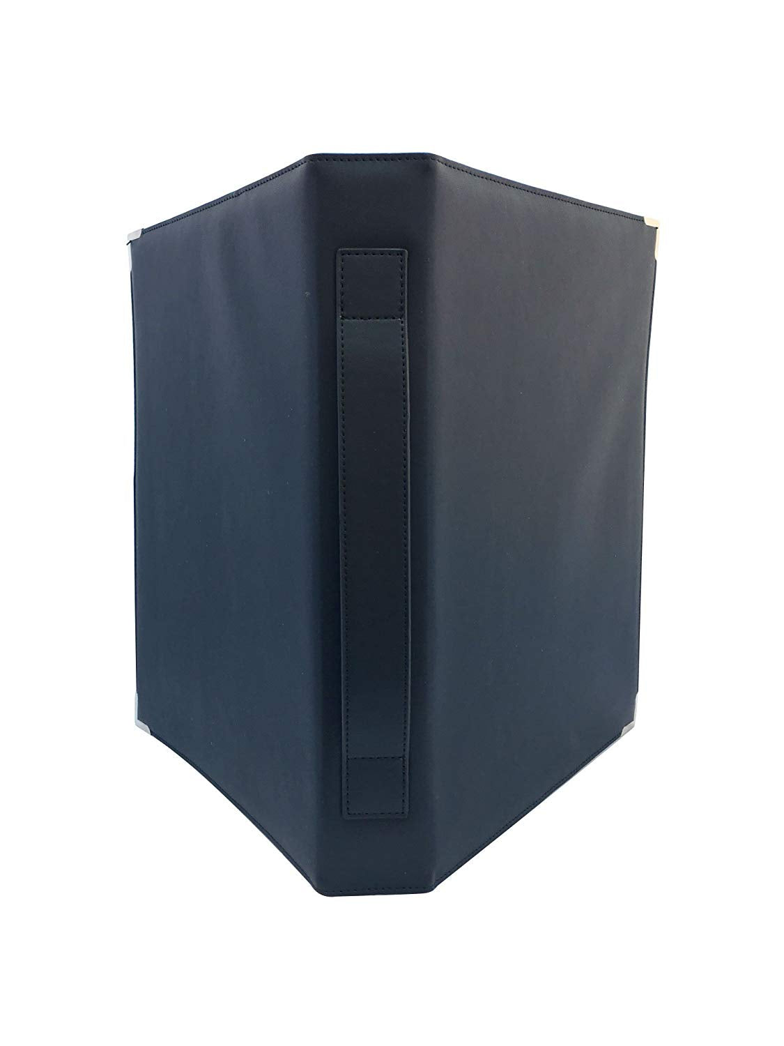 MSP-220- 10" x 13.5" Large Music Choir Folder with Detachable Strap, 3 Ring Binders (Black)